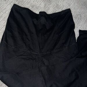 Times two black maternity leggings